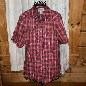 Wrangler flannel blouse